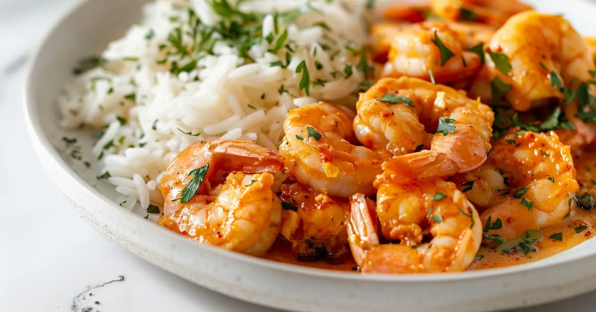 chicken and shrimp recipes - Garlic Butter Chicken & Shrimp Dish