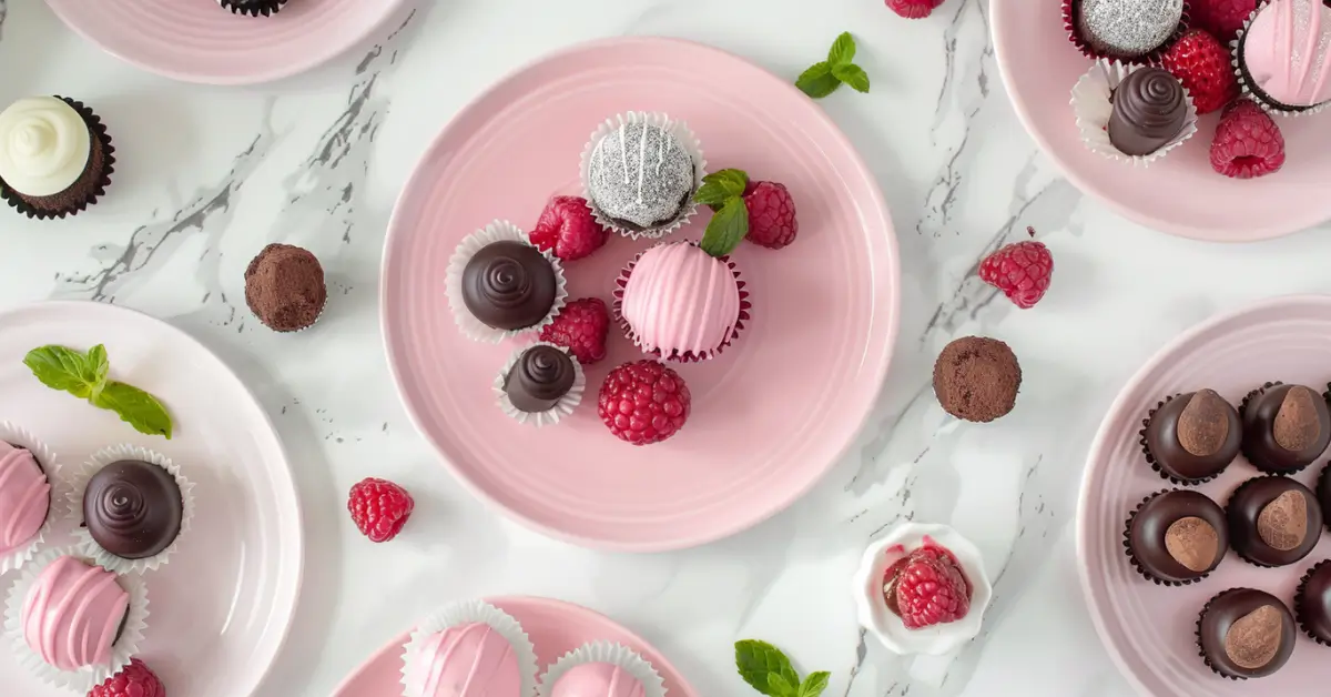 sweet treats - A beautiful spread of assorted sweet treats on a marble countertop.