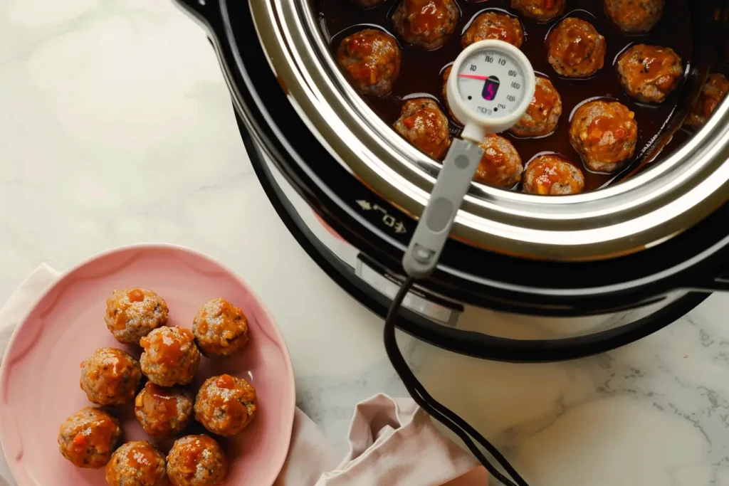 How long can I leave meatballs in the crockpot