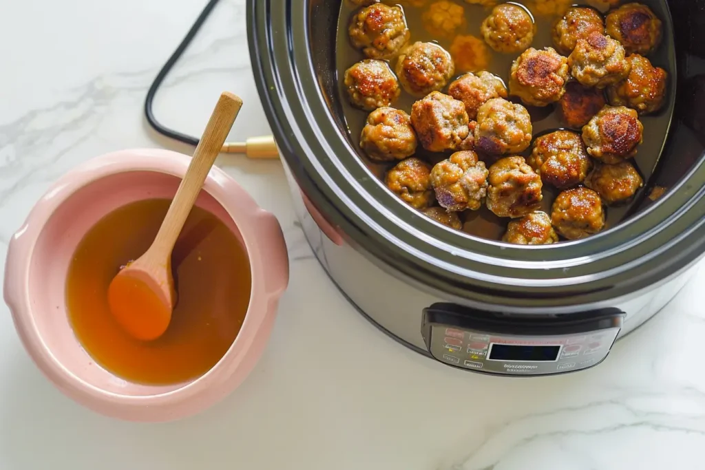 How long can I leave meatballs in the crockpot