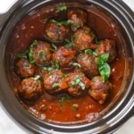 how long to cook frozen meatballs in crockpot