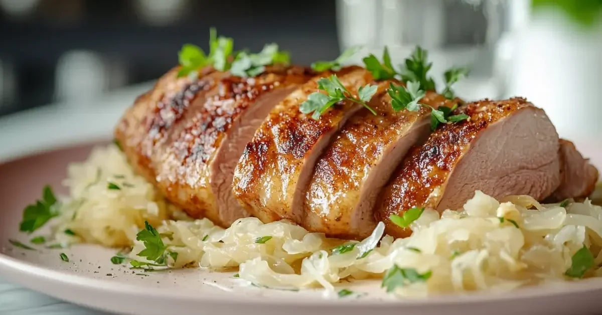 how to cook duck breast with sauerkraut