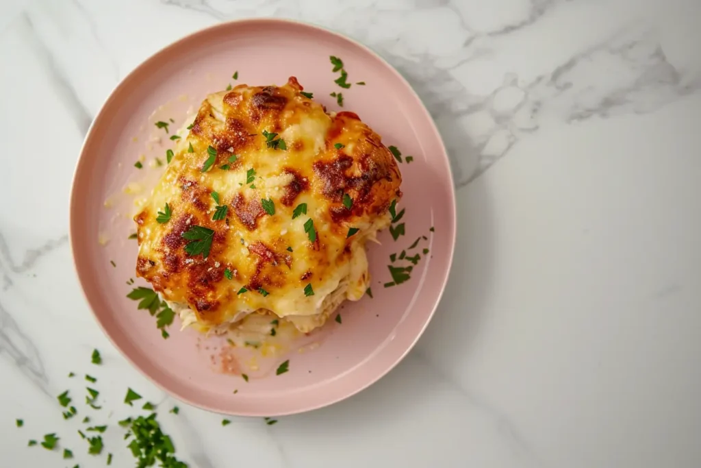 Million Dollar Chicken Casserole - Million Dollar Chicken Casserole plated